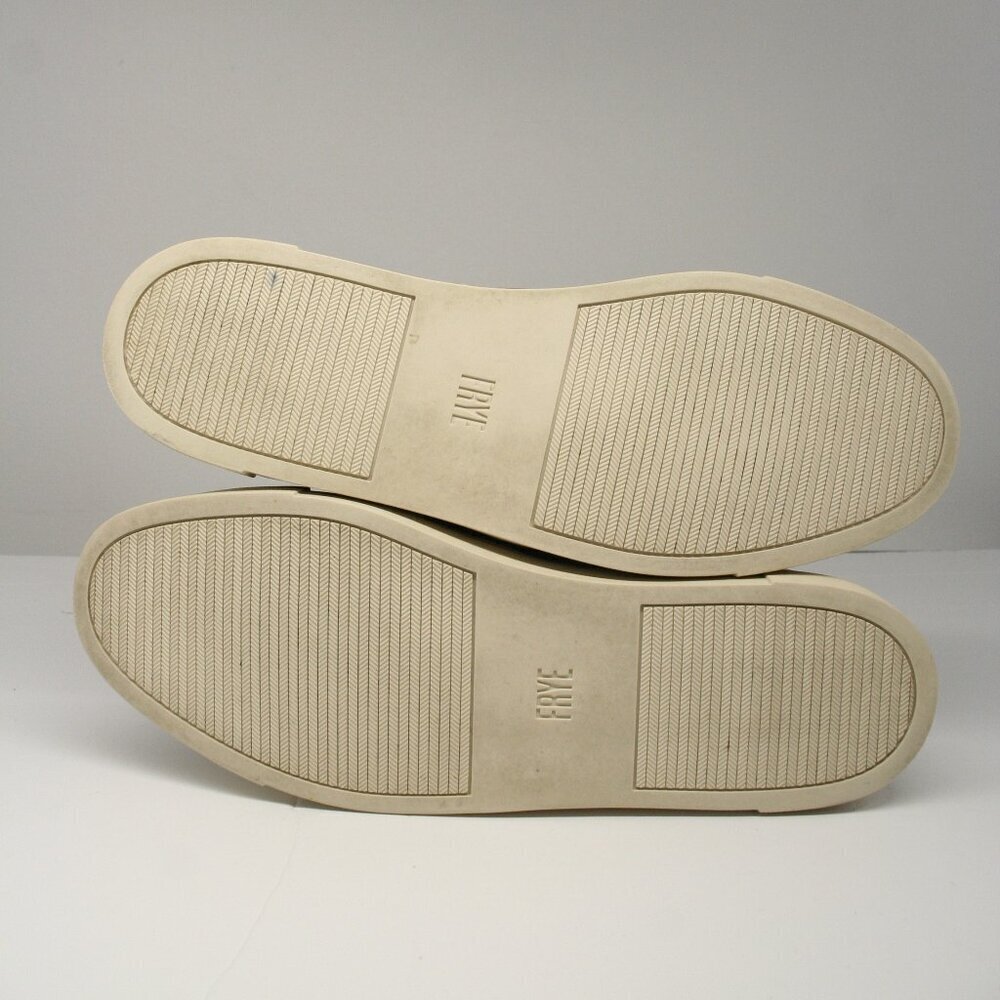 Frye Ivy Suede Leather Slip On Casual Women's Sneakers Shoes Beige Taupe Sz 10 - Picture 8 of 15